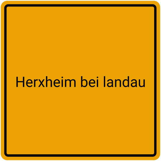 Meldebestätigung Herxheim bei Landau